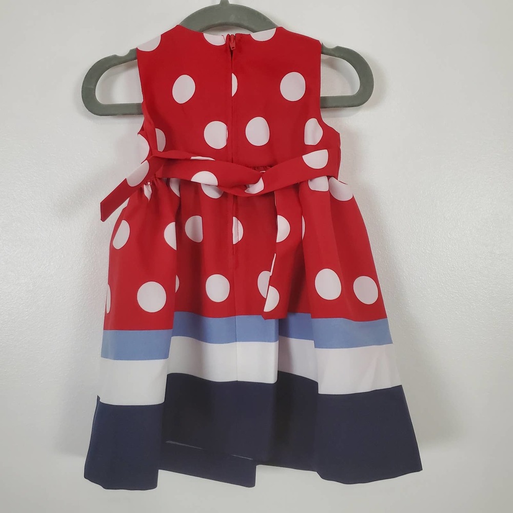 Bonnie Baby 12 month red polka dot dress - Picture 2 of 3